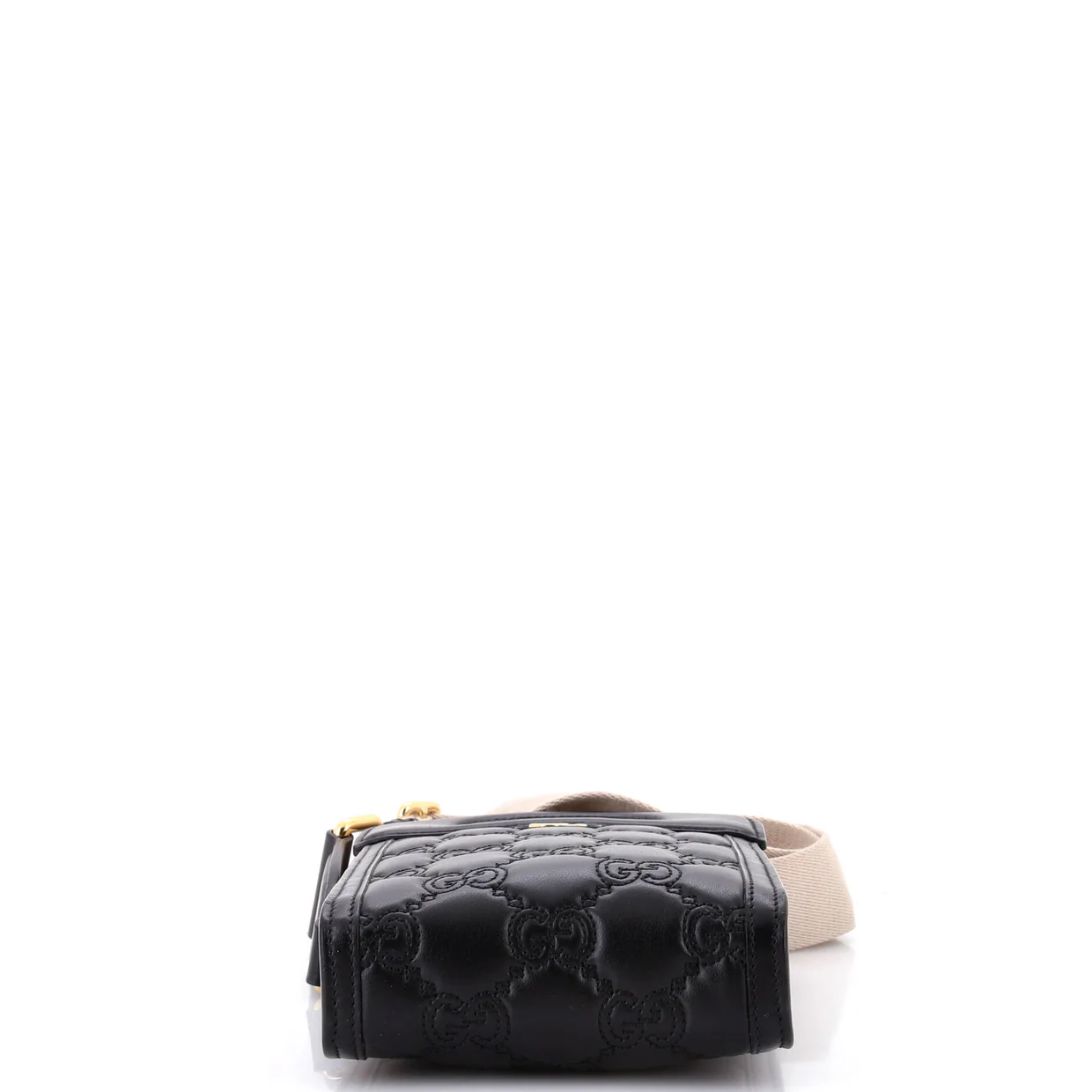 Top Handle Crossbody Bag GG Matelasse Leather Mini - Deep Luxury