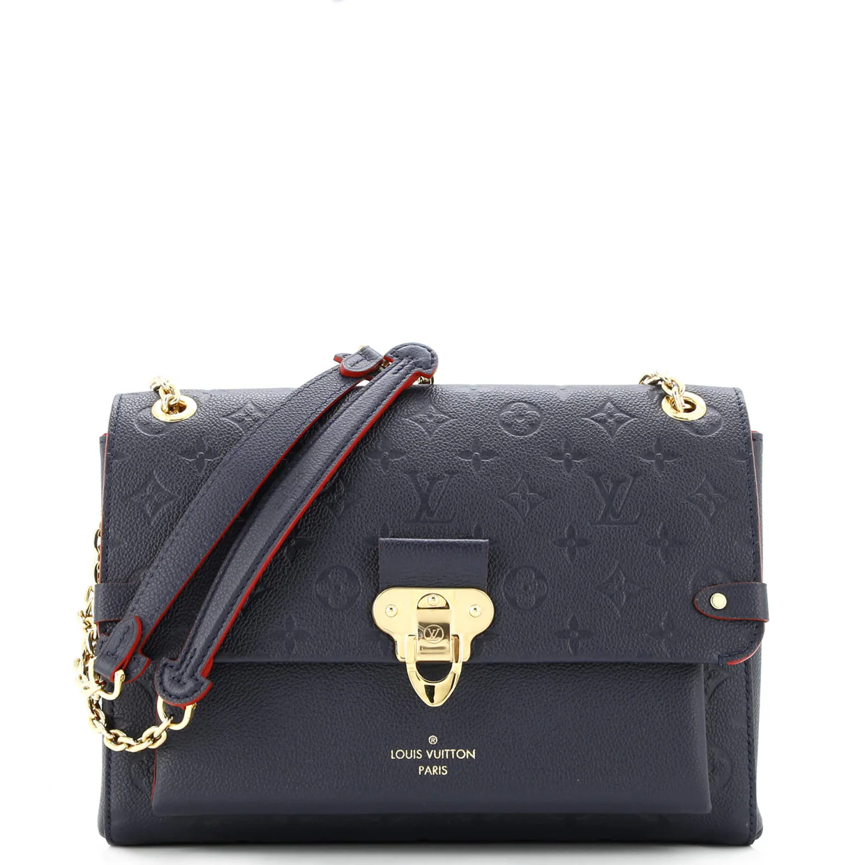 Vavin Handbag Monogram Empreinte Leather MM - Deep Luxury