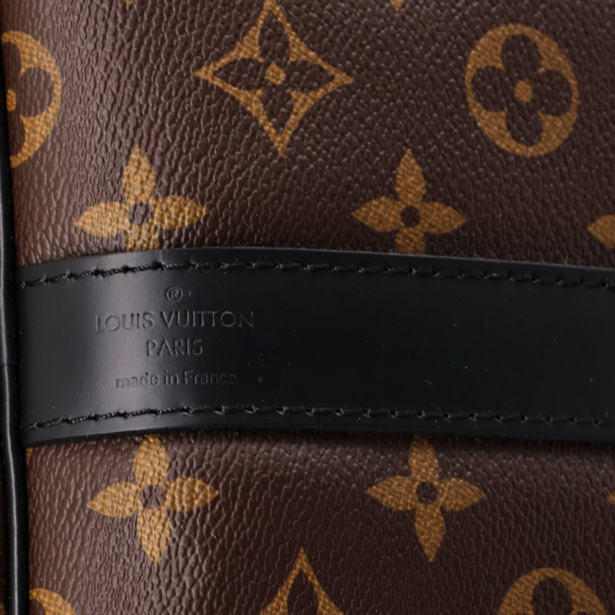 Keepall Bandouliere Bag Macassar Monogram Canvas 55 - Deep Luxury