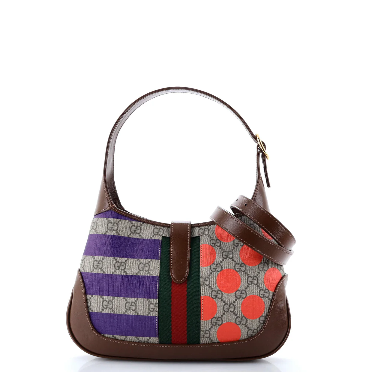 Jackie 1961 Hobo Printed GG Coated Canvas Small - Deep Luxury