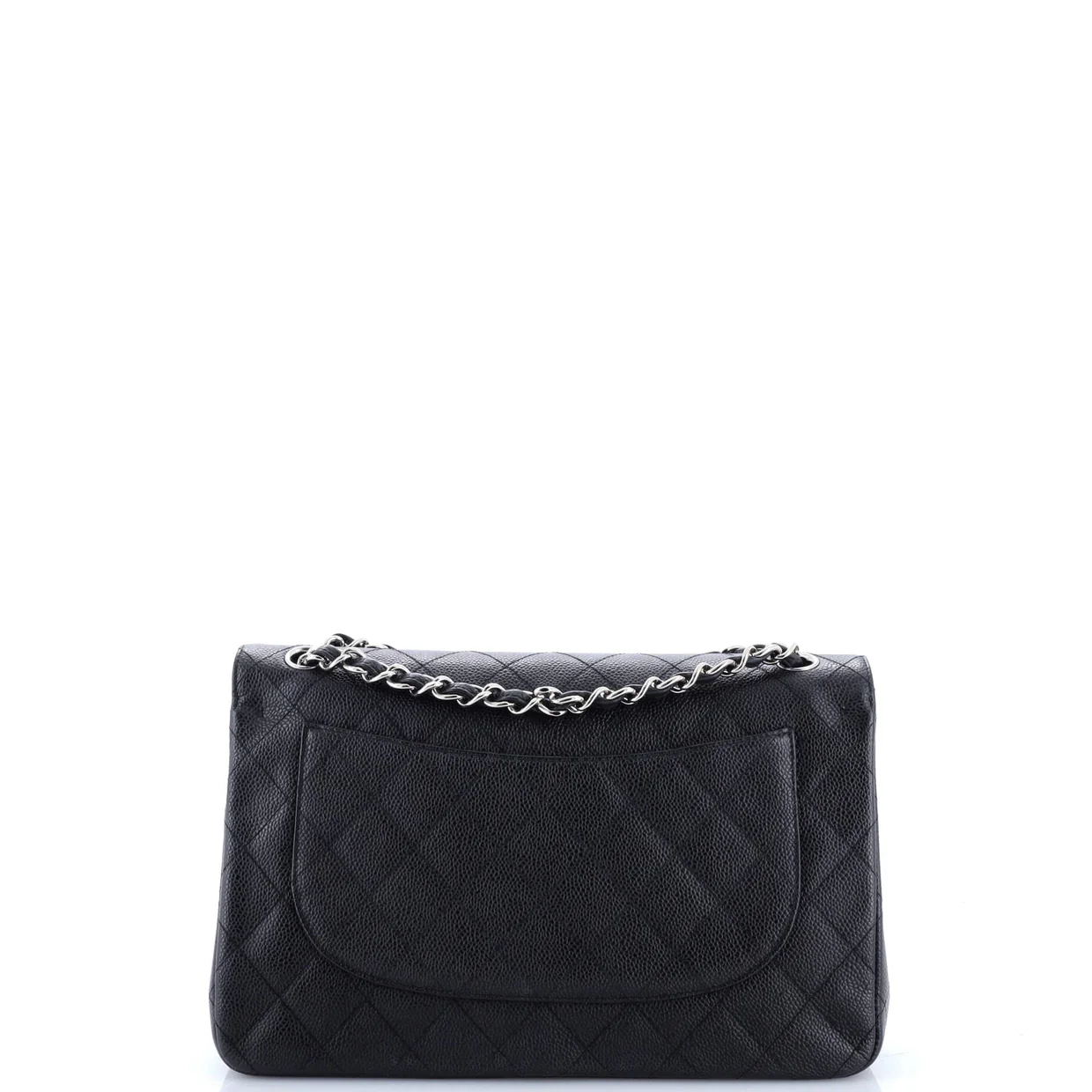 Classic Double Flap Bag Quilted Caviar Jumbo - Deep Luxury