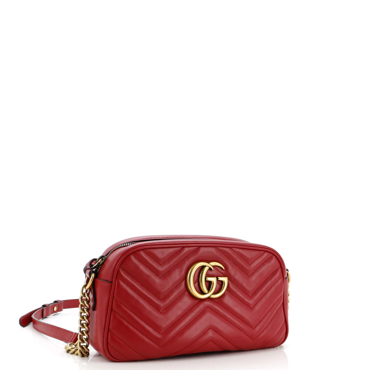 GG Marmont Shoulder Bag Matelasse Leather Small - Deep Luxury