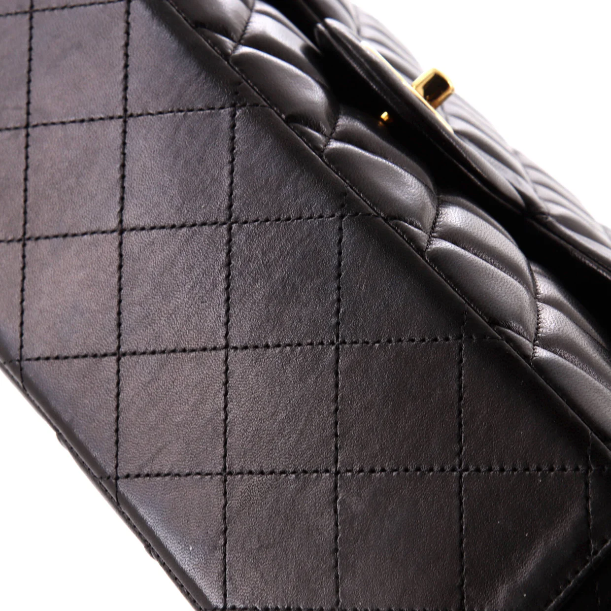 Classic Double Flap Bag Quilted Lambskin Maxi - Deep Luxury