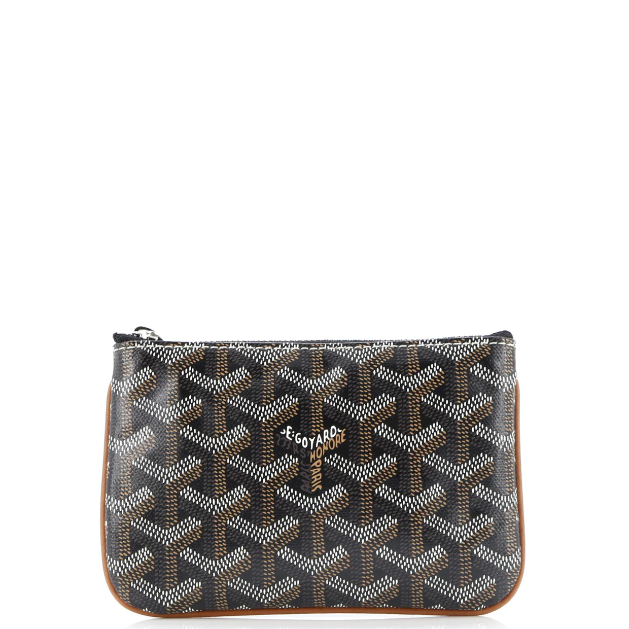 Senat Zip Pouch Coated Canvas Mini - Deep Luxury