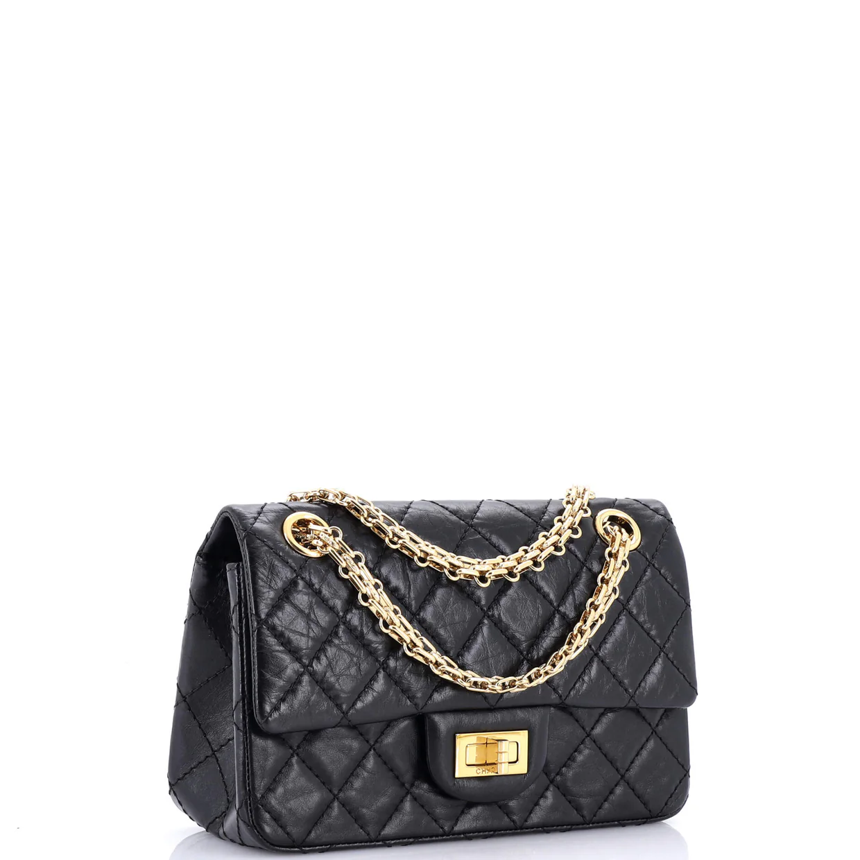 Reissue 2.55 Flap Bag Quilted Aged Calfskin Mini - Deep Luxury