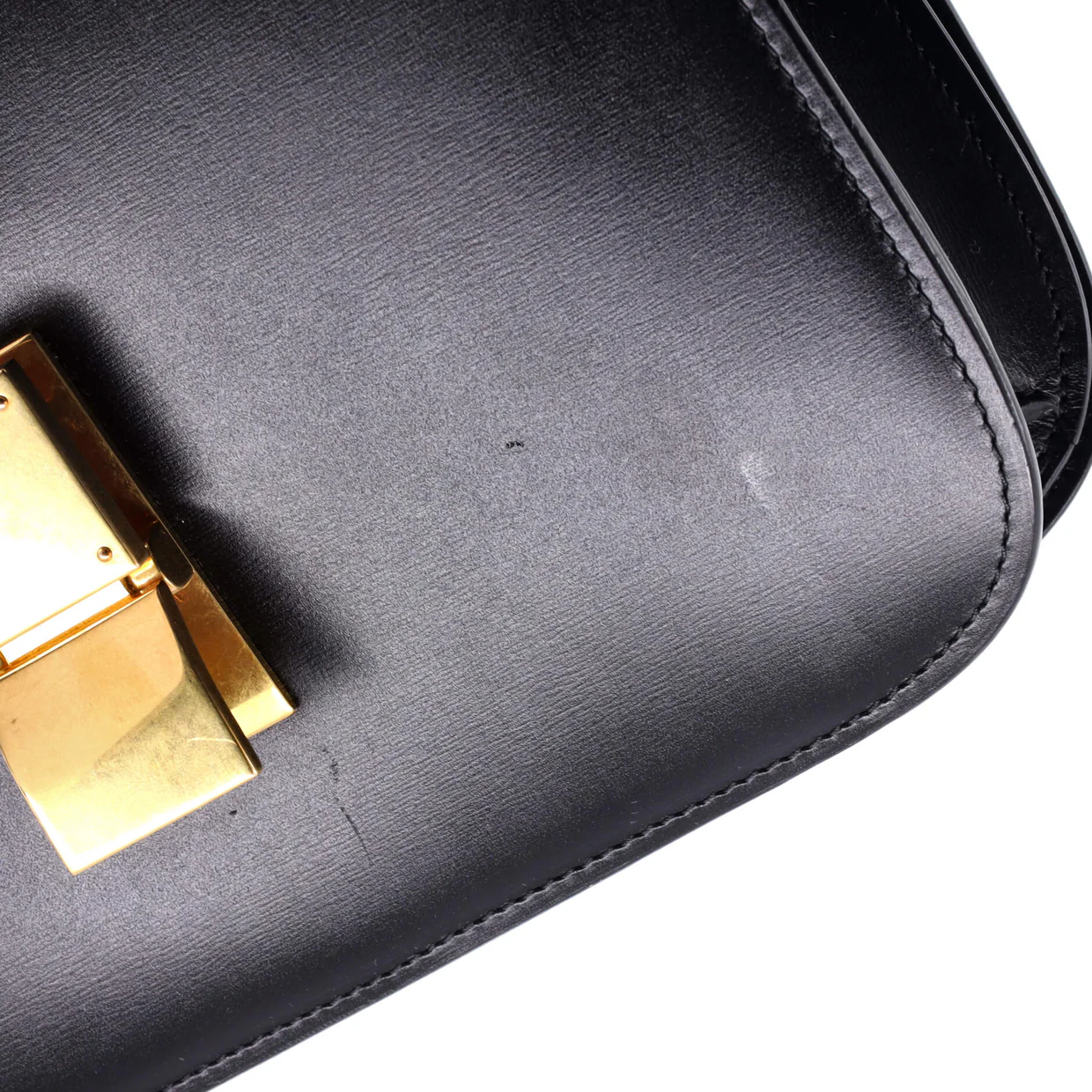 Classic Box Bag Smooth Leather Medium - Deep Luxury