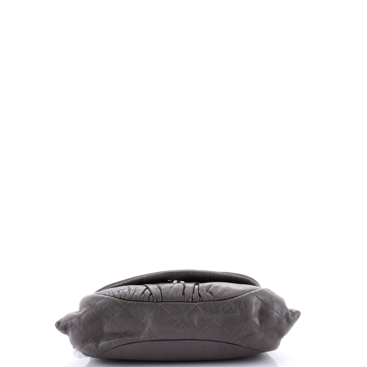 Half Moon Wallet on Chain Caviar - Deep Luxury