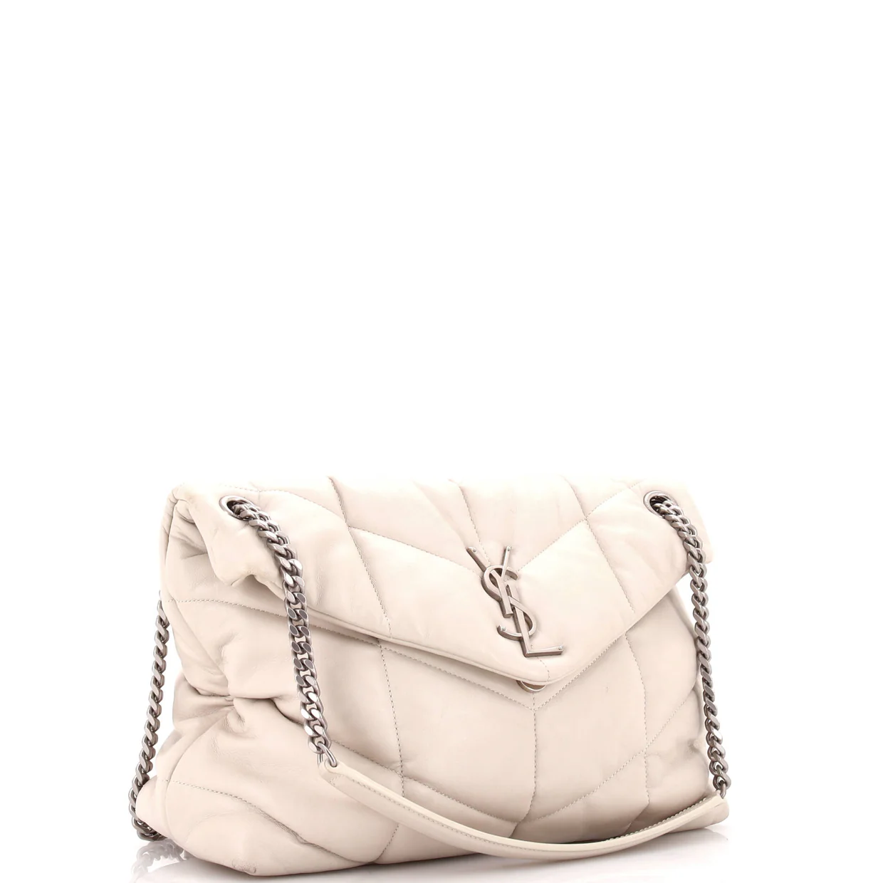 Loulou Puffer Shoulder Bag Quilted Leather Medium - Deep Luxury