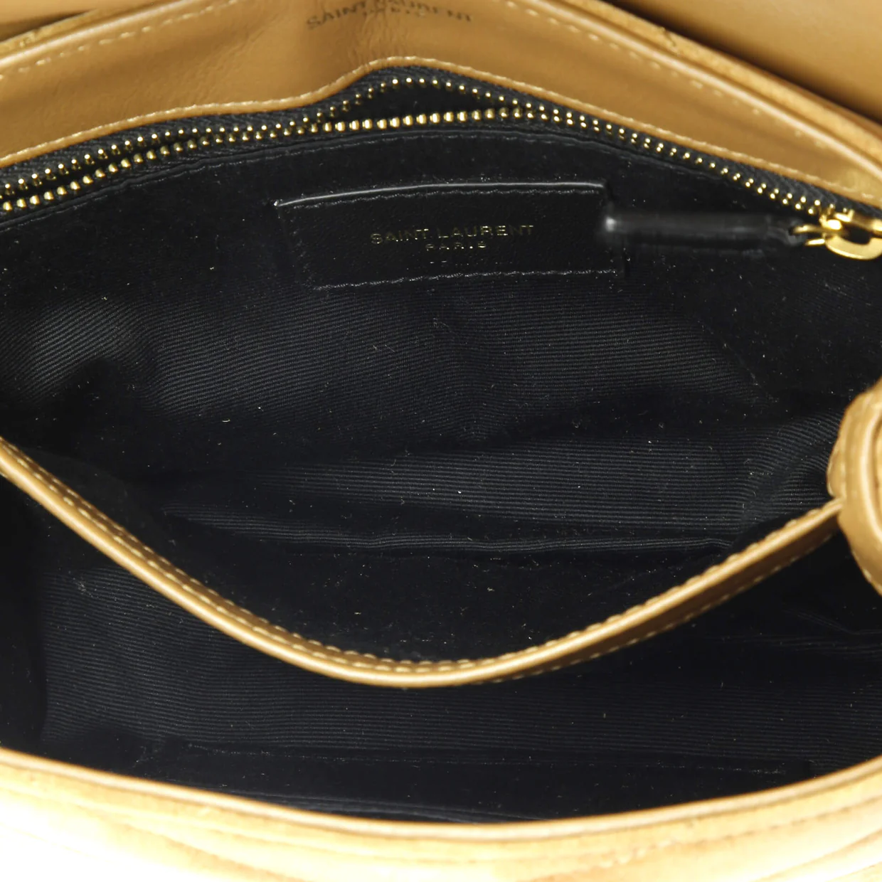 Loulou Shoulder Bag Matelasse Chevron Suede Toy - Deep Luxury