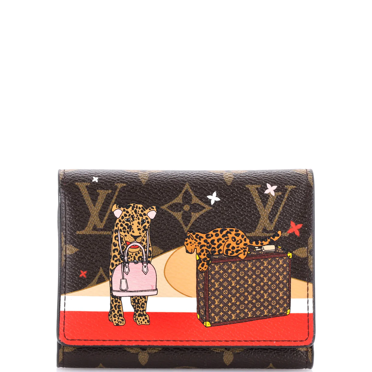 Victorine Wallet Limited Edition Christmas Animation Monogram Canvas - Deep Luxury