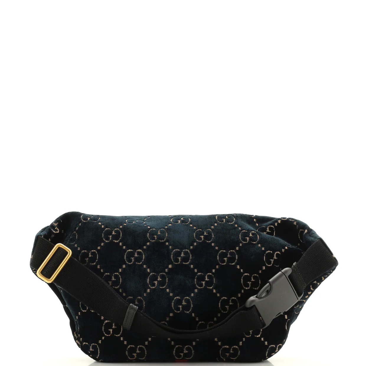 Ophidia Zip Belt Bag GG Velvet - Deep Luxury