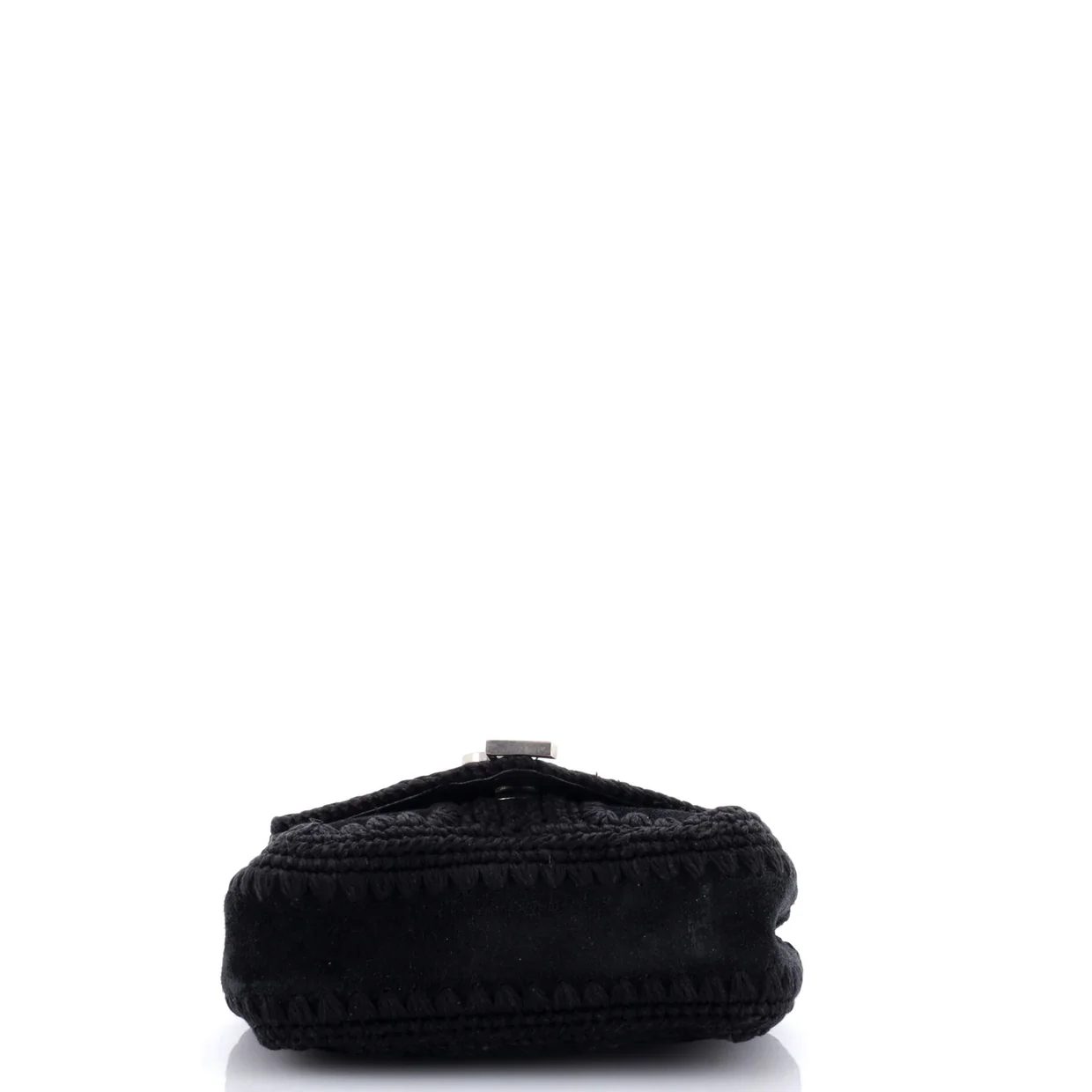 Classic Monogram Crossbody Bag Macrame Suede Baby - Deep Luxury
