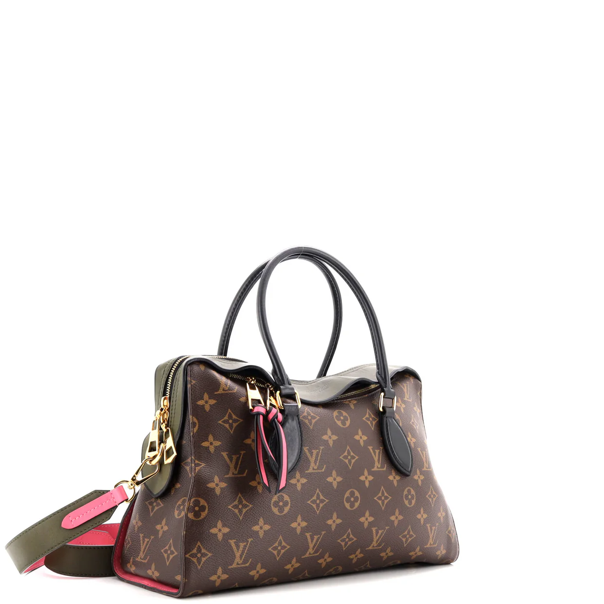Tuileries Handbag Monogram Canvas with Leather - Deep Luxury