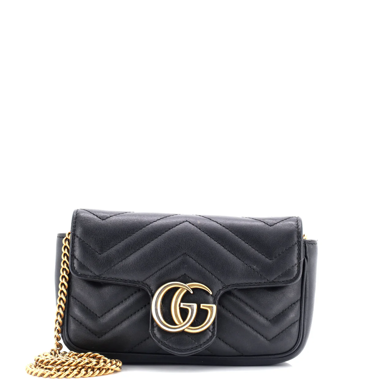 GG Marmont Flap Bag Matelasse Leather Super Mini - Deep Luxury