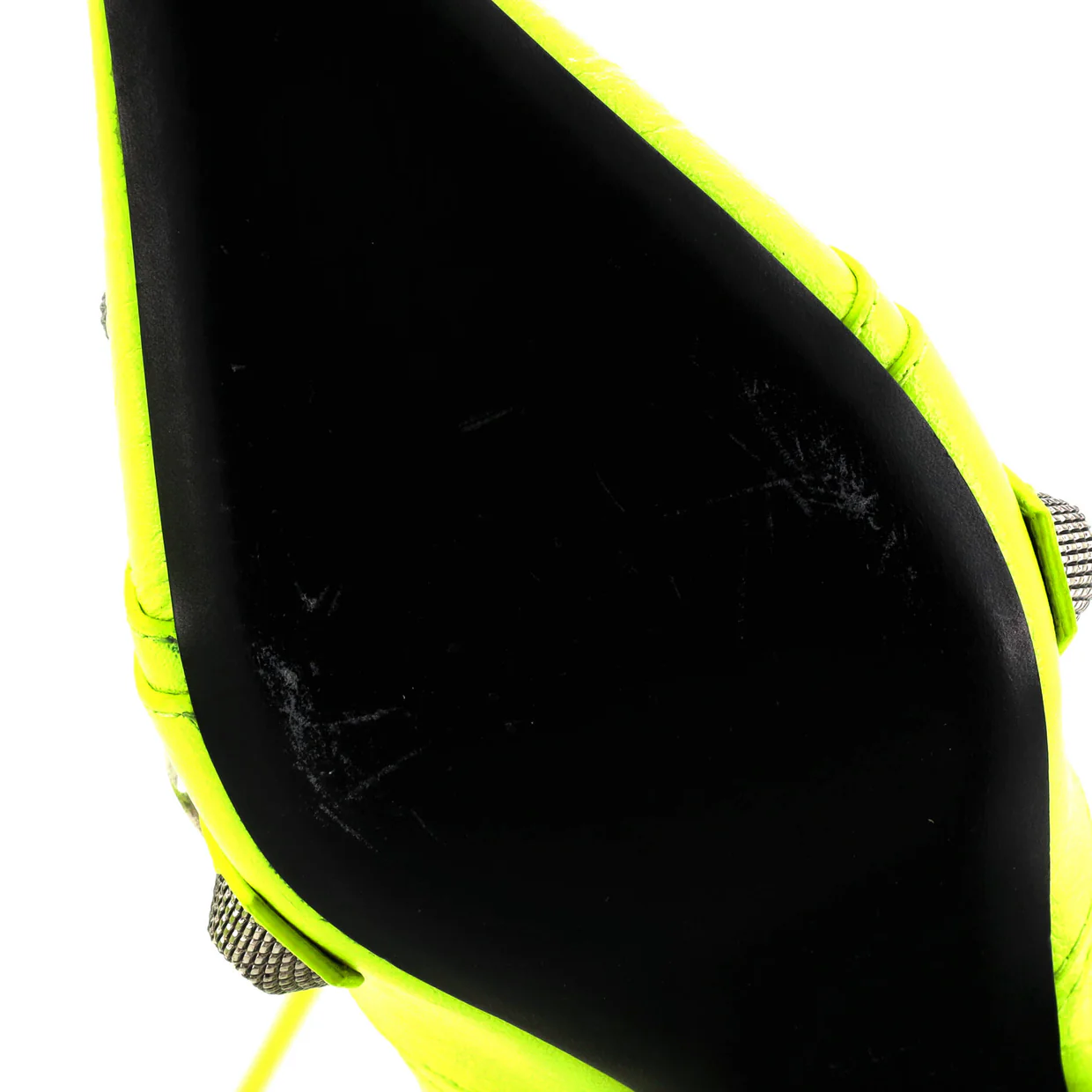 Women's Cagole Knee High Boots Studded Leather 90 - Deep Luxury