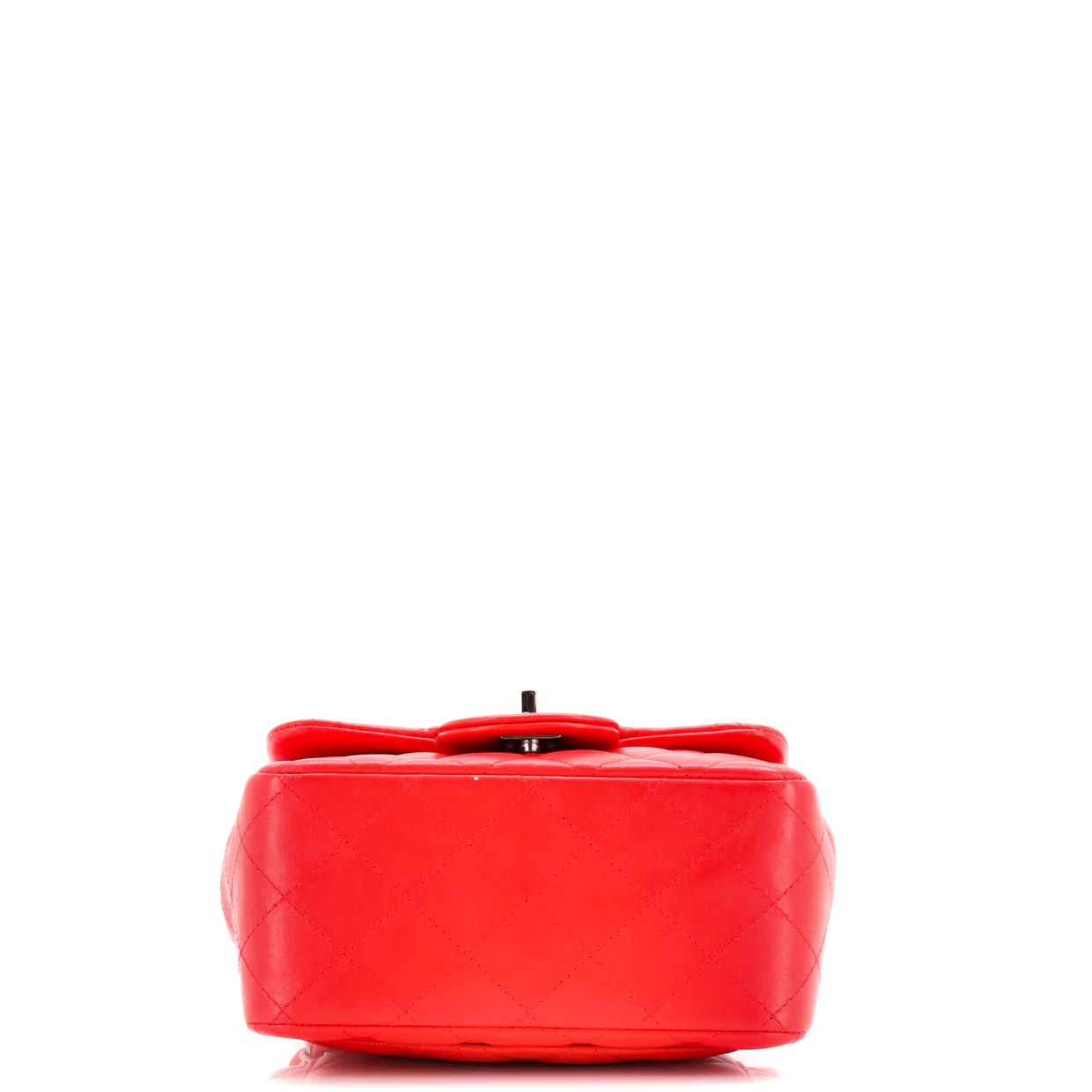 Square Classic Single Flap Bag Quilted Lambskin Mini - Deep Luxury