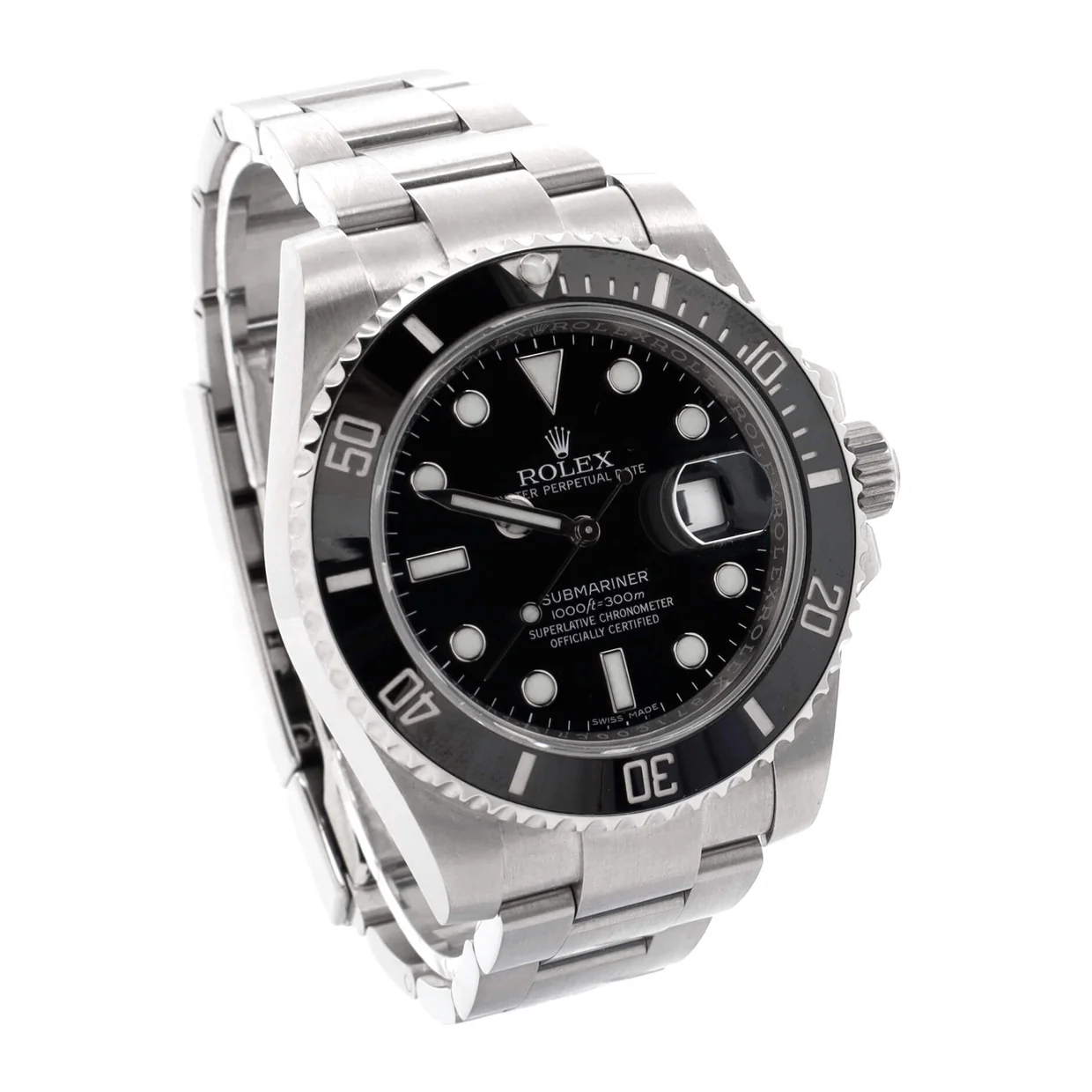Oyster Perpetual Submariner Date Automatic Watch Stainless Steel and Cerachrom 40 - Deep Luxury