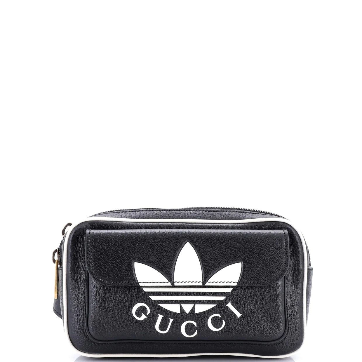 x adidas Zip Belt Bag Leather - Deep Luxury