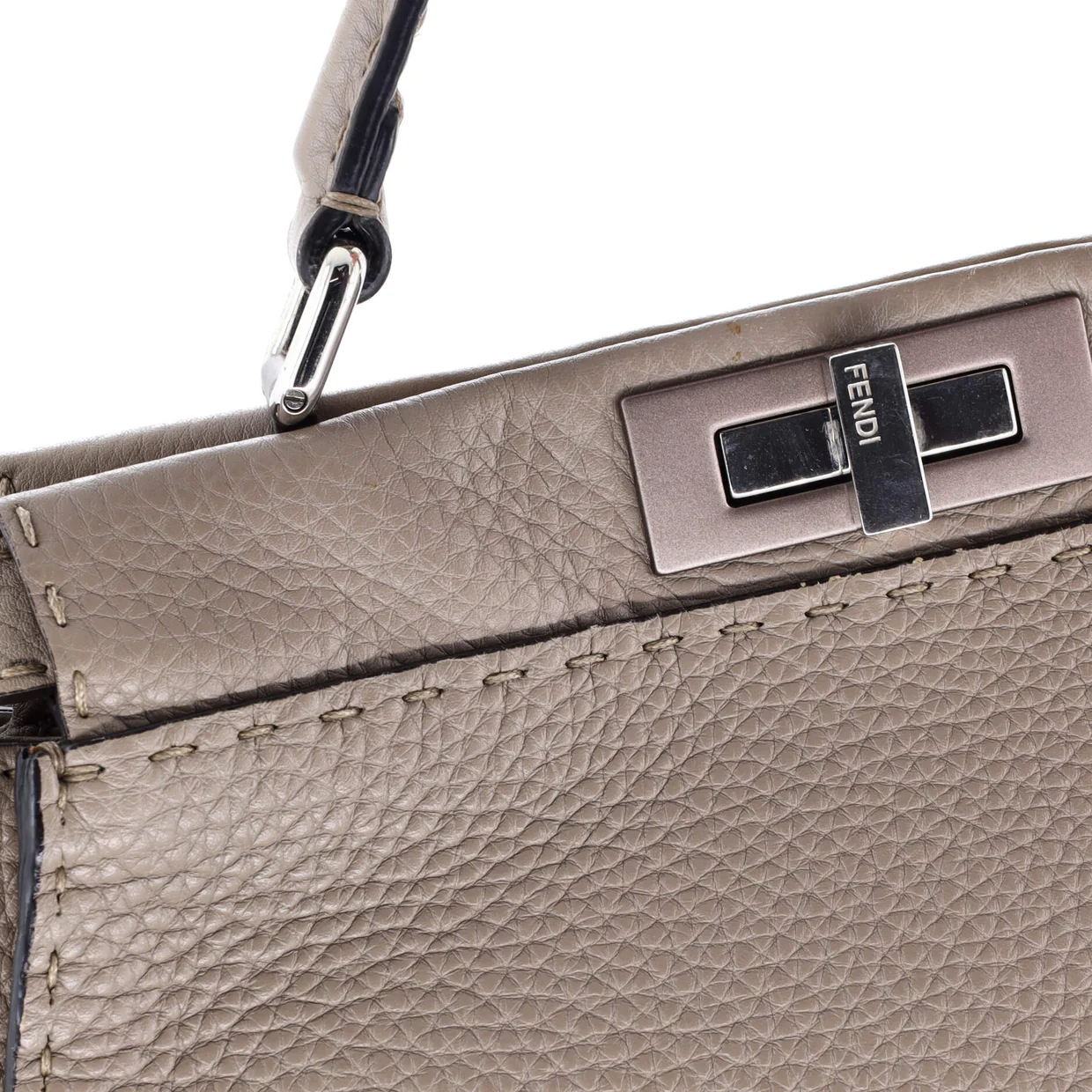 Selleria Peekaboo Bag Rigid Leather Regular - Deep Luxury