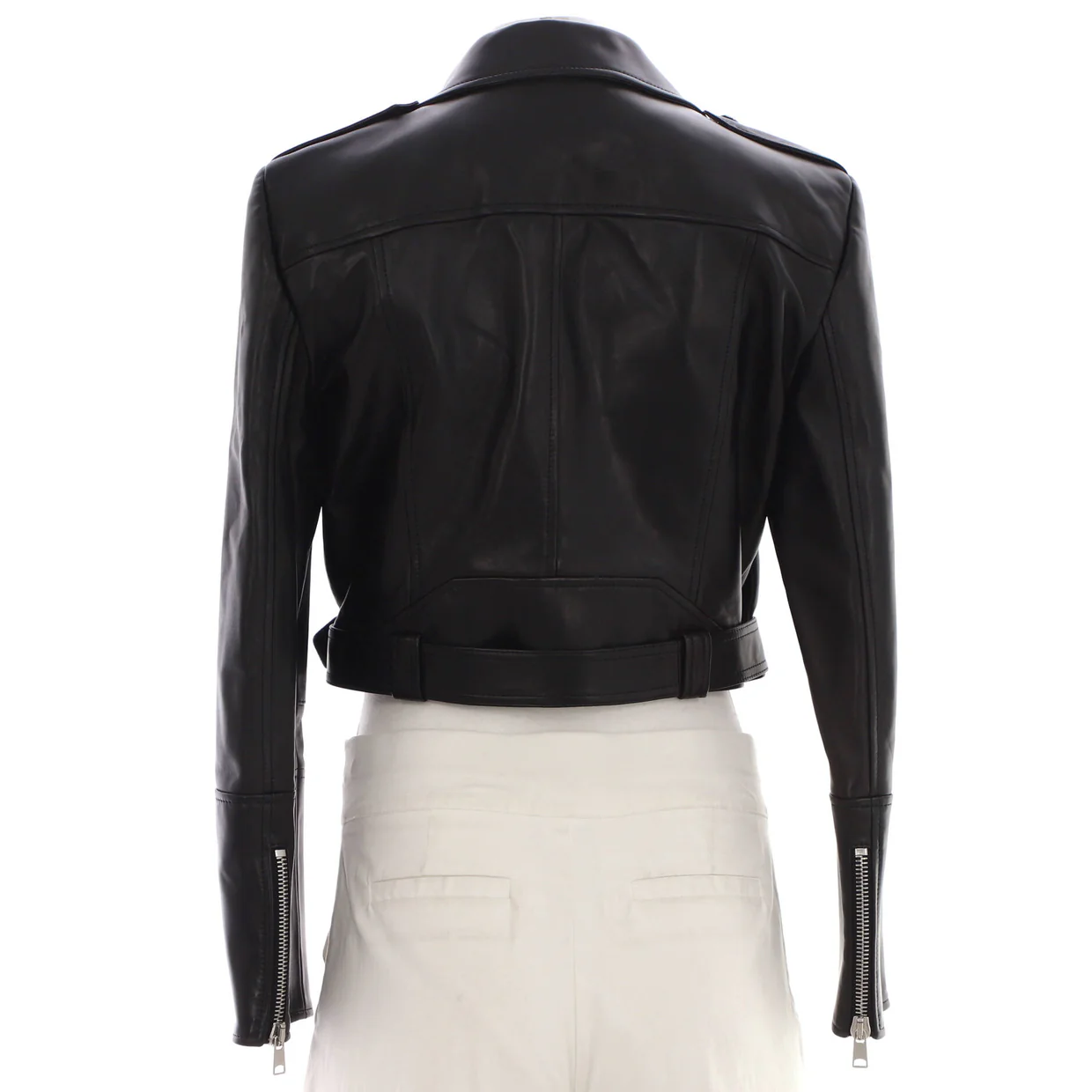 Women's Biker Jacket Leather - Deep Luxury