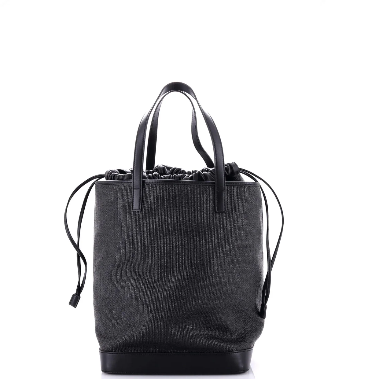 Teddy Shopping Tote Canvas with Leather - Deep Luxury