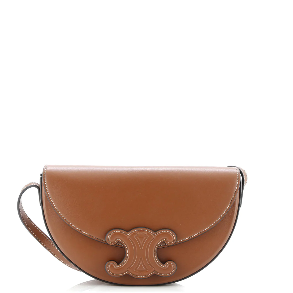 Cuir Triomphe Besace Flap Bag Leather - Deep Luxury