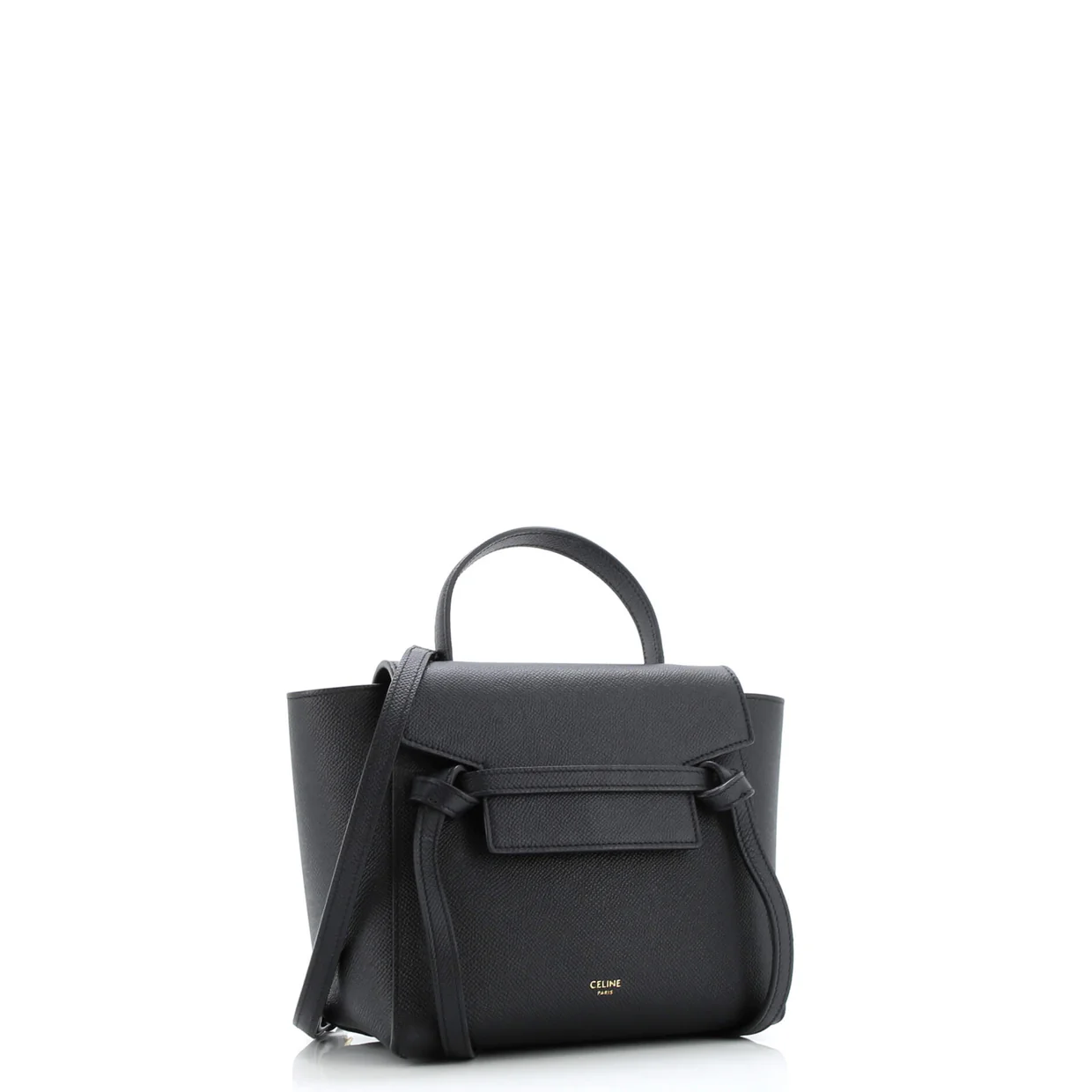 Belt Bag Textured Leather Nano - Deep Luxury