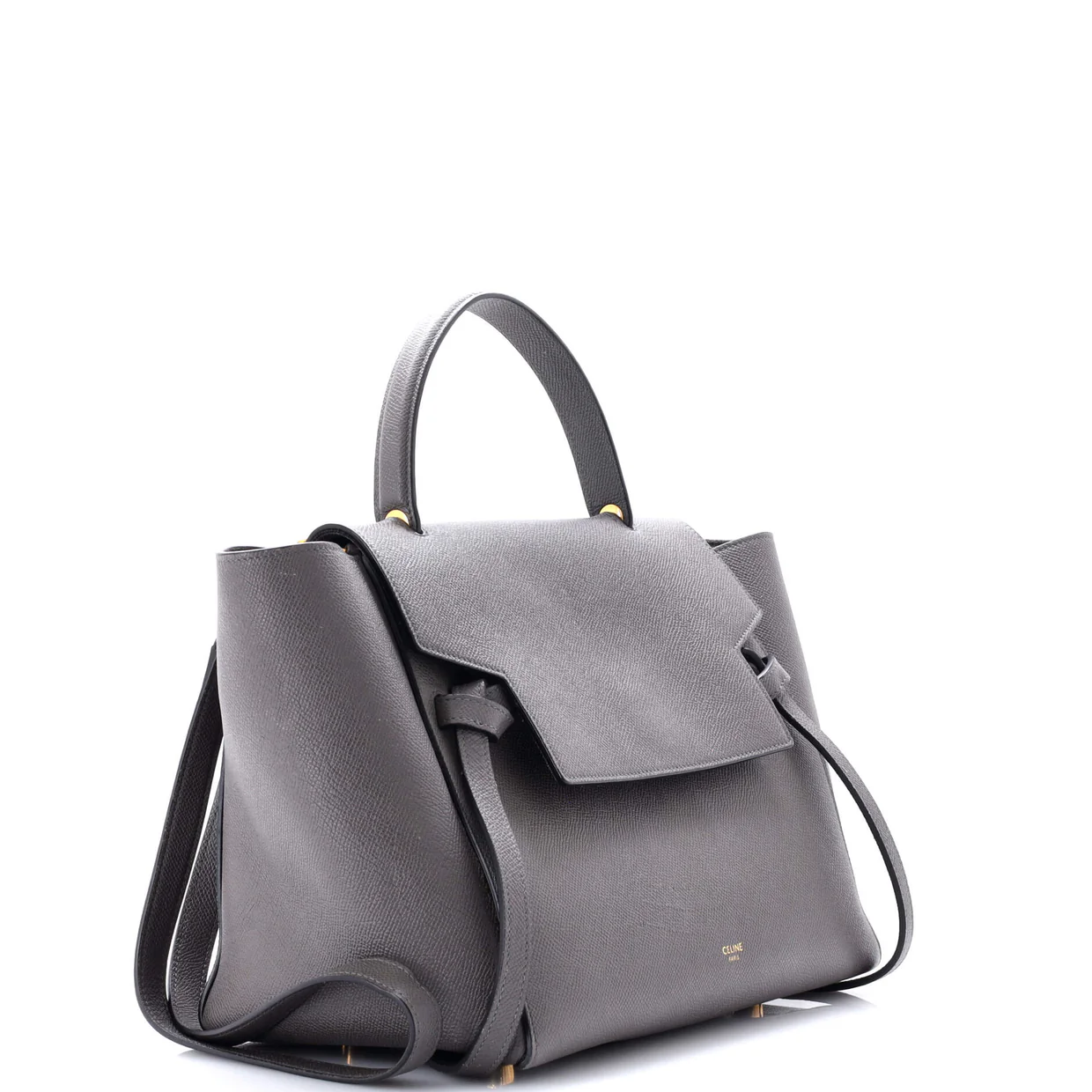 Belt Bag Textured Leather Mini - Deep Luxury