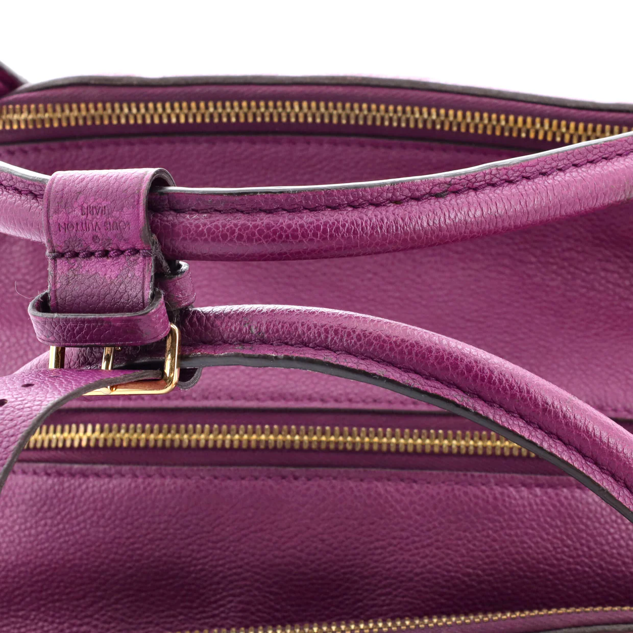 Marais Handbag Monogram Empreinte Leather MM - Deep Luxury