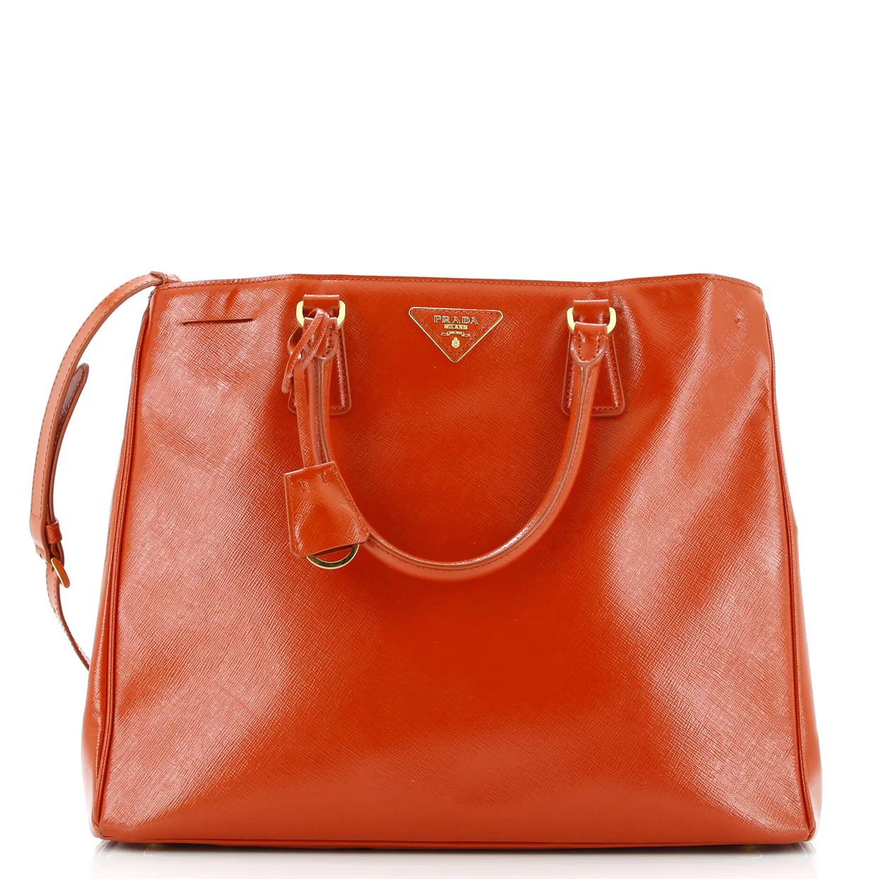 Gardener's Tote Vernice Saffiano Leather Large - Deep Luxury