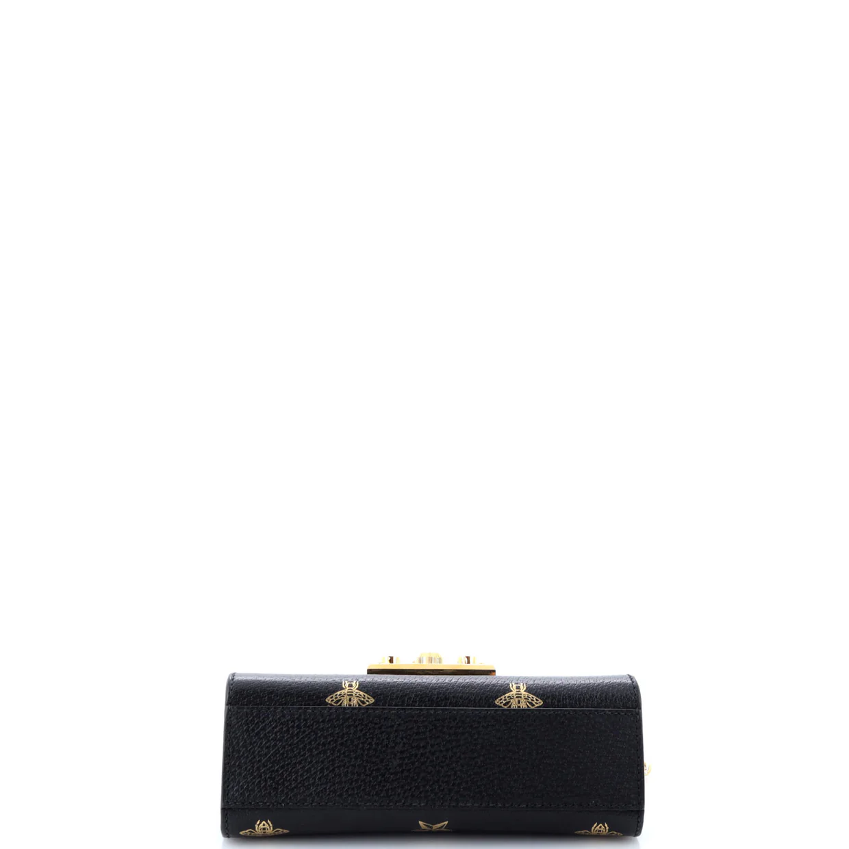 Padlock Shoulder Bag Printed Leather Small - Deep Luxury