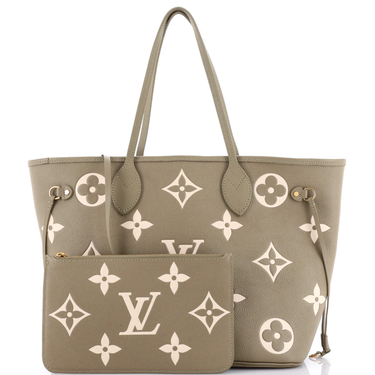 Neverfull NM Tote Bicolor Monogram Empreinte Giant MM - Deep Luxury