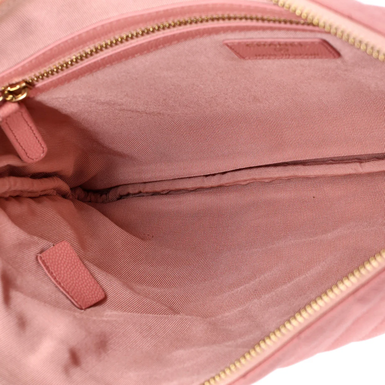 O Case Clutch Chevron Caviar Medium - Deep Luxury