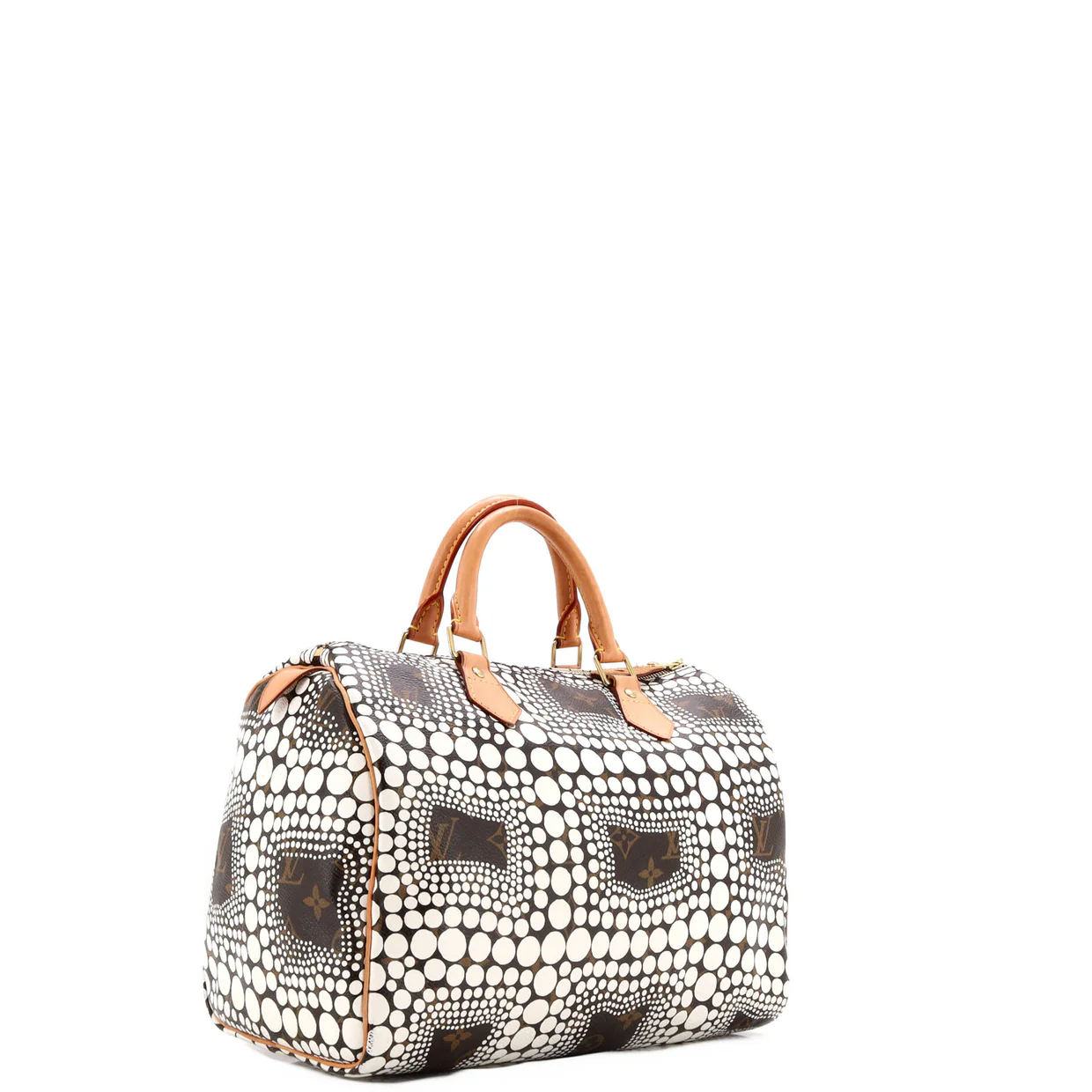 Speedy Handbag Limited Edition Kusama Town Monogram Canvas 30 - Deep Luxury