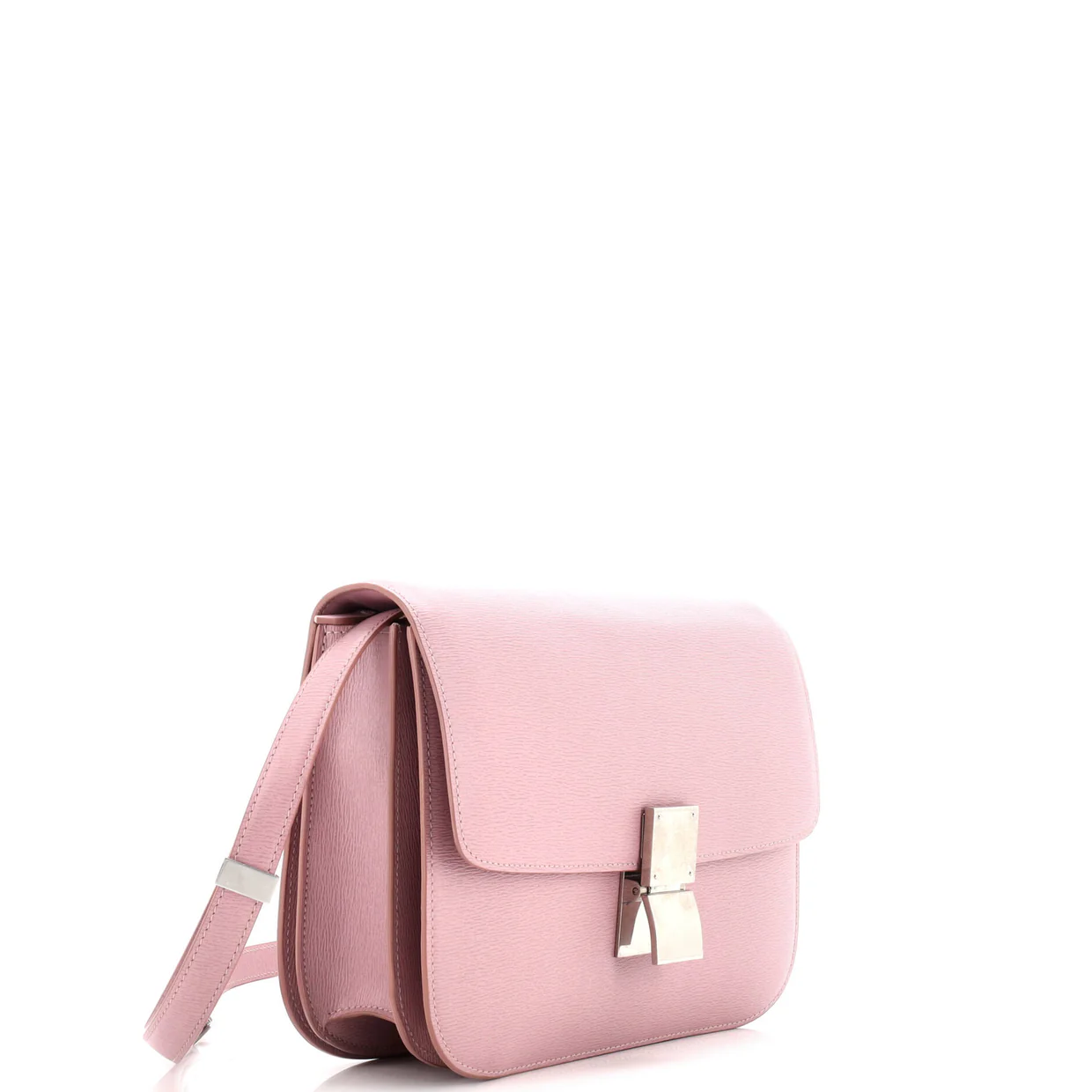 Classic Box Bag Grainy Leather Medium - Deep Luxury