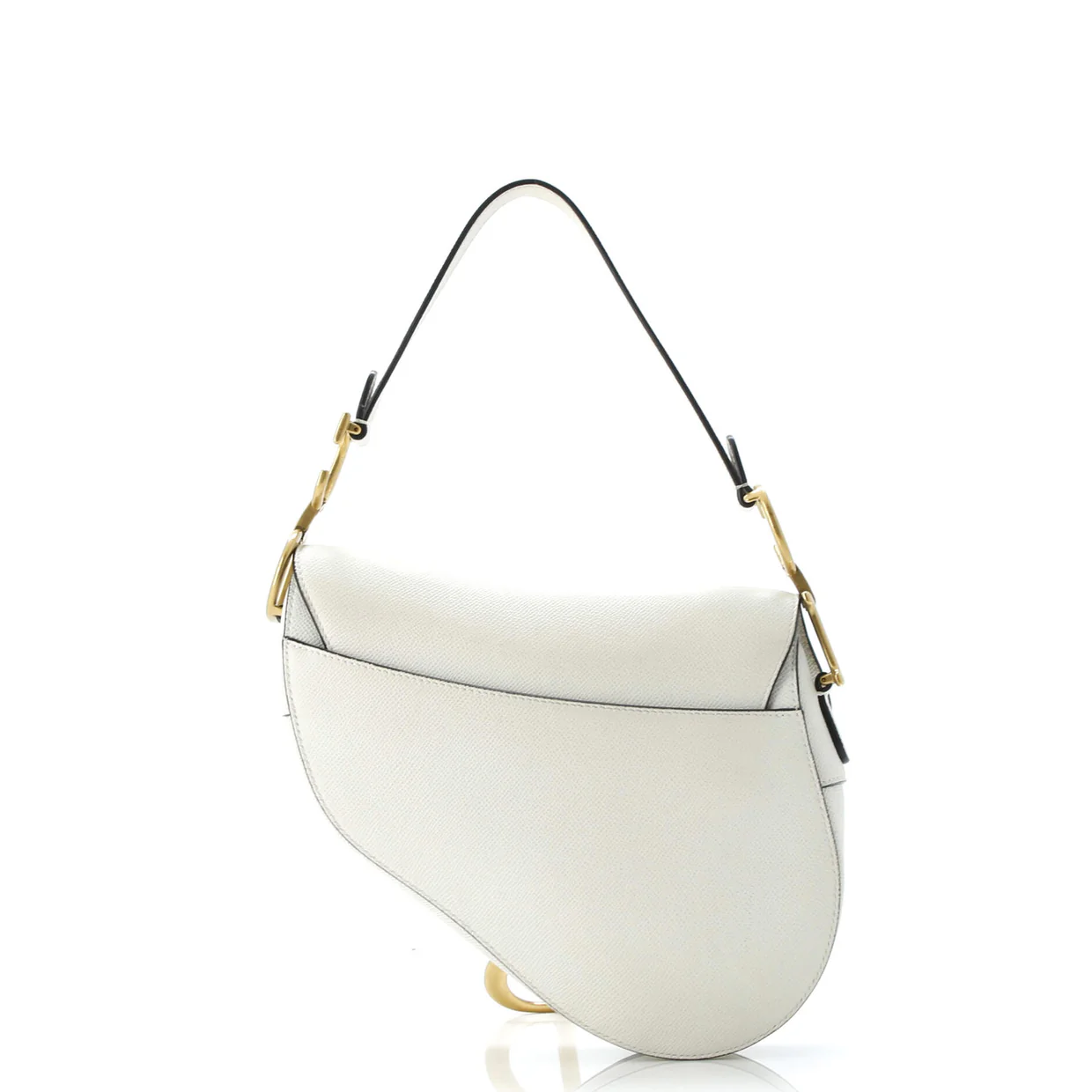 Saddle Handbag Leather Medium - Deep Luxury