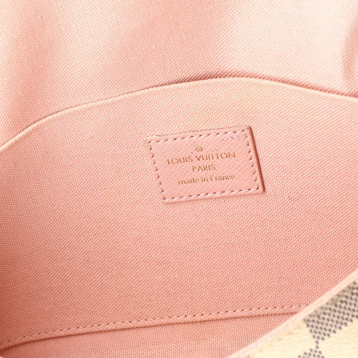 Felicie Pochette Damier and Leather - Deep Luxury