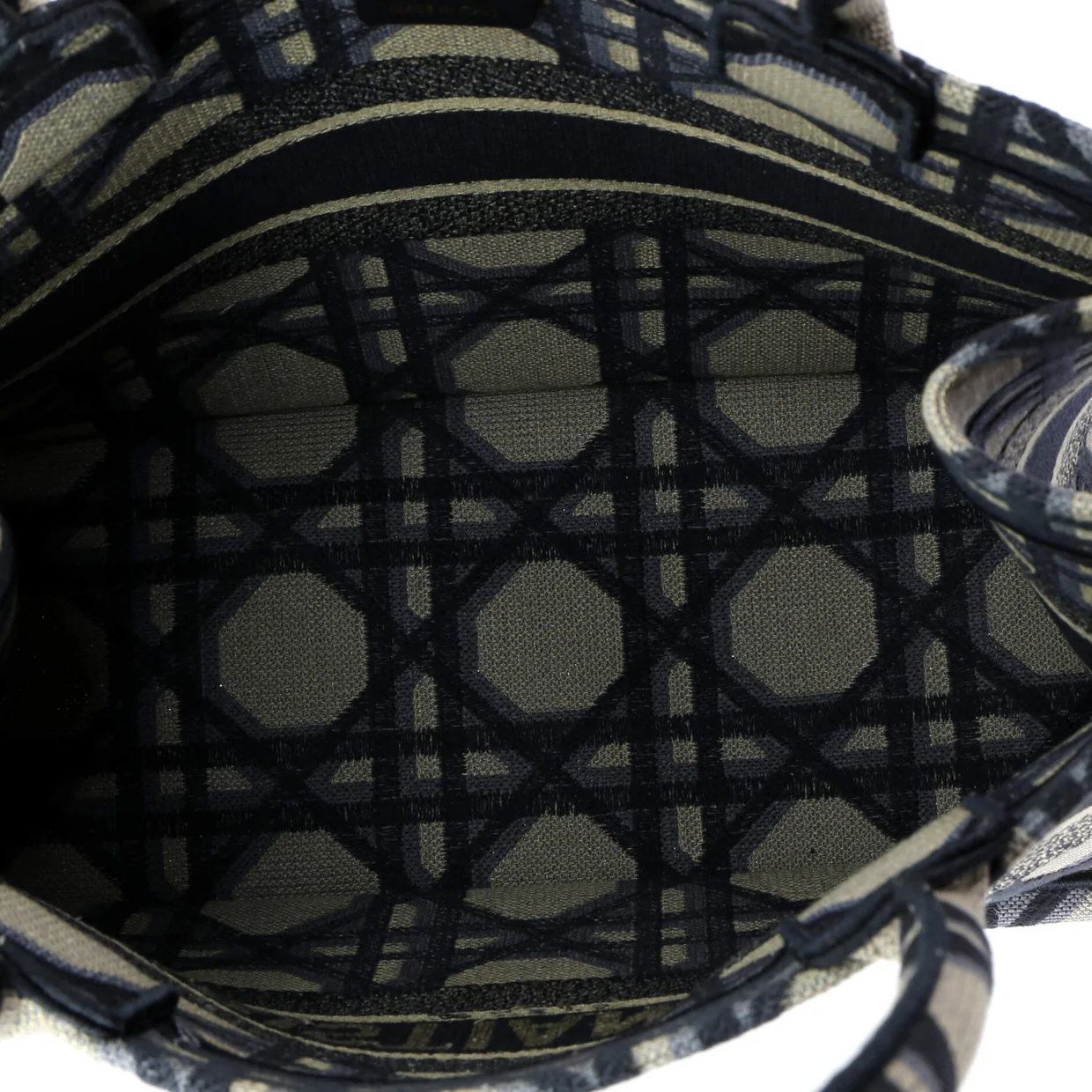 Book Tote Macrocannage Canvas Medium - Deep Luxury