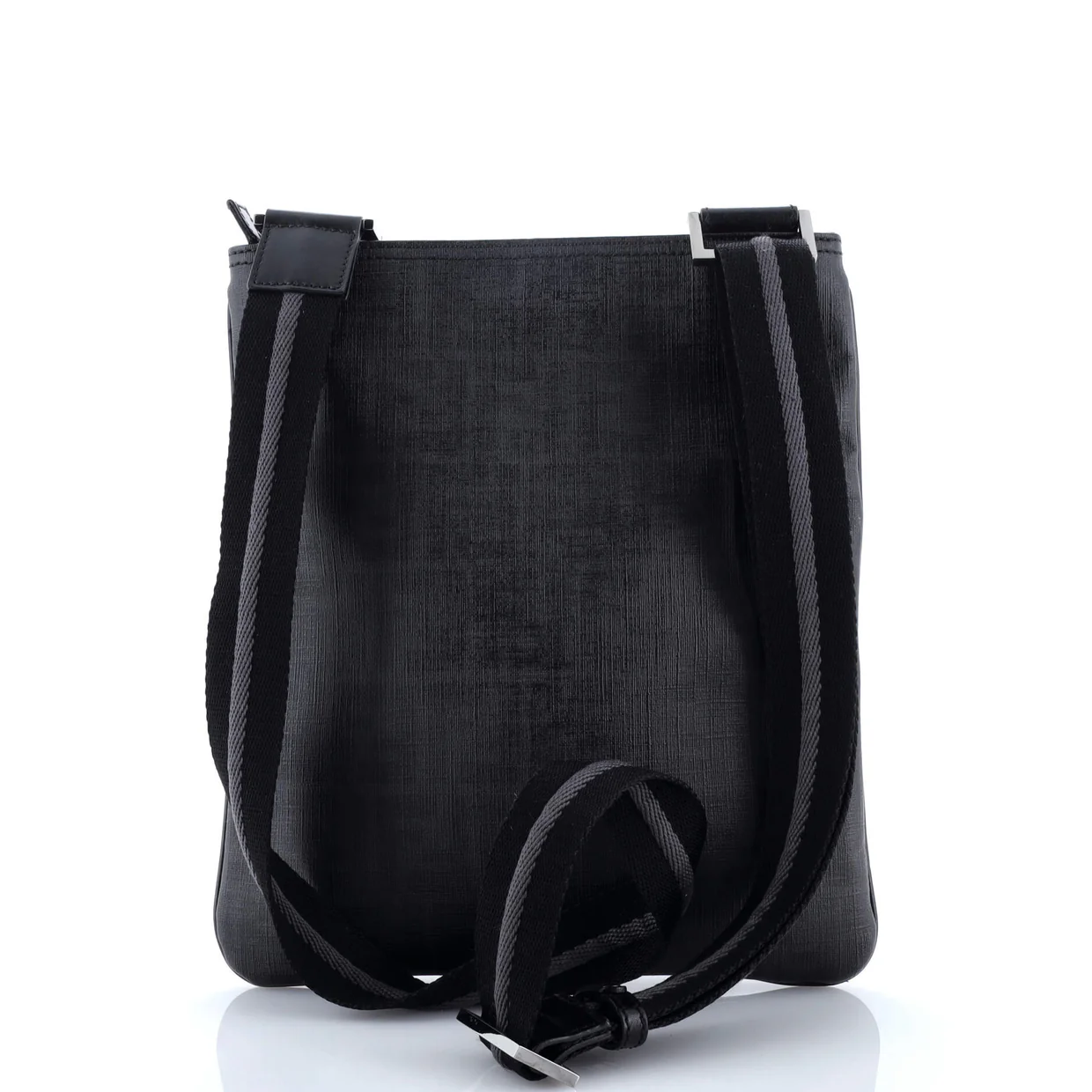 Front Pocket Messenger Bag Zucca Coated Canvas Medium - Deep Luxury