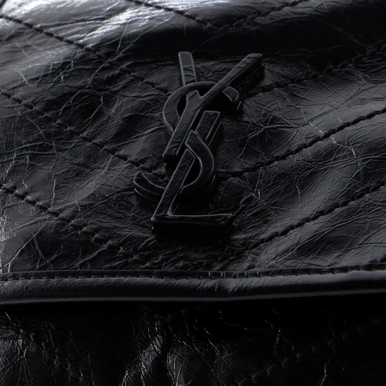 Niki Chain Flap Bag Matelasse Chevron Leather Baby - Deep Luxury