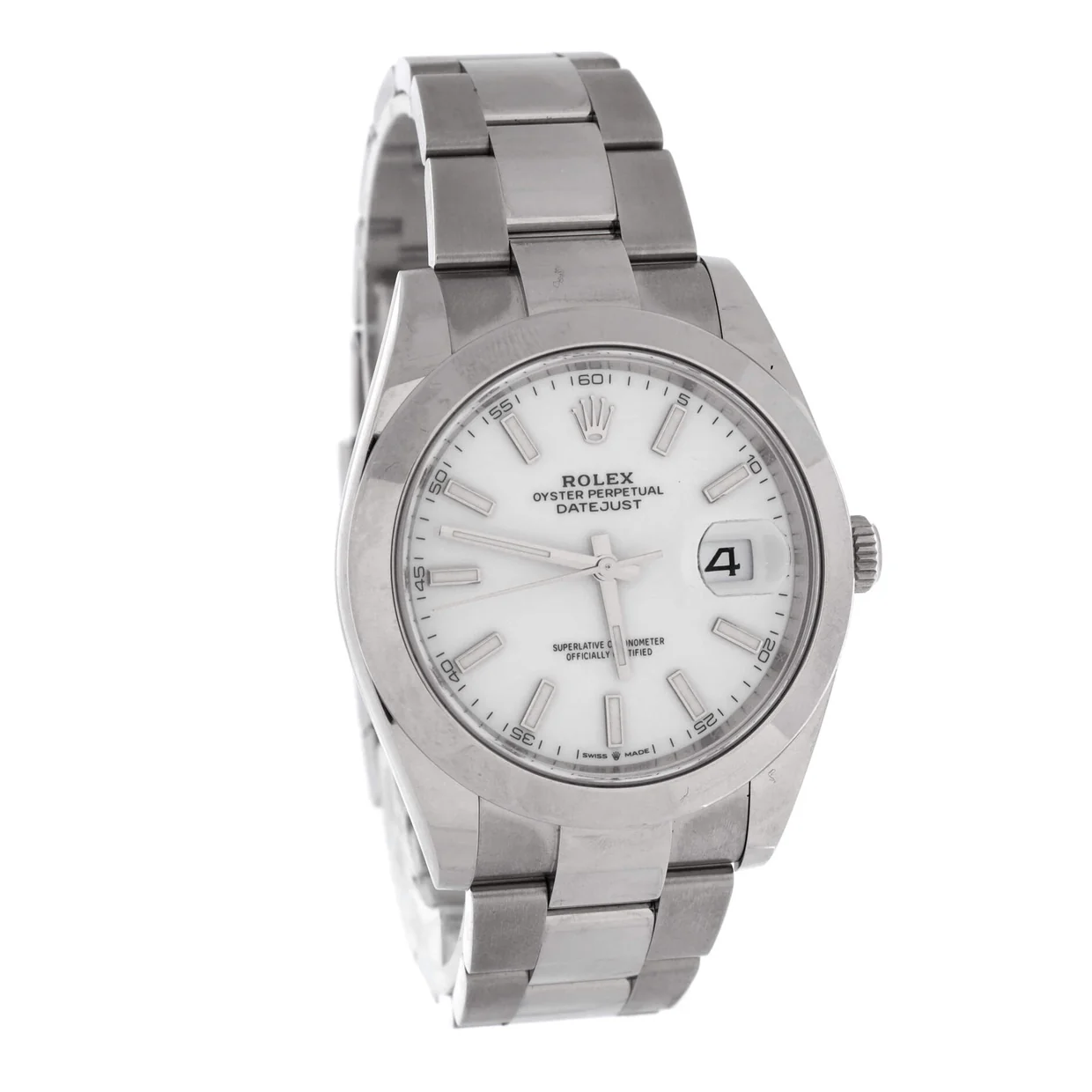 Oyster Perpetual Datejust Automatic Watch Stainless Steel 41 - Deep Luxury