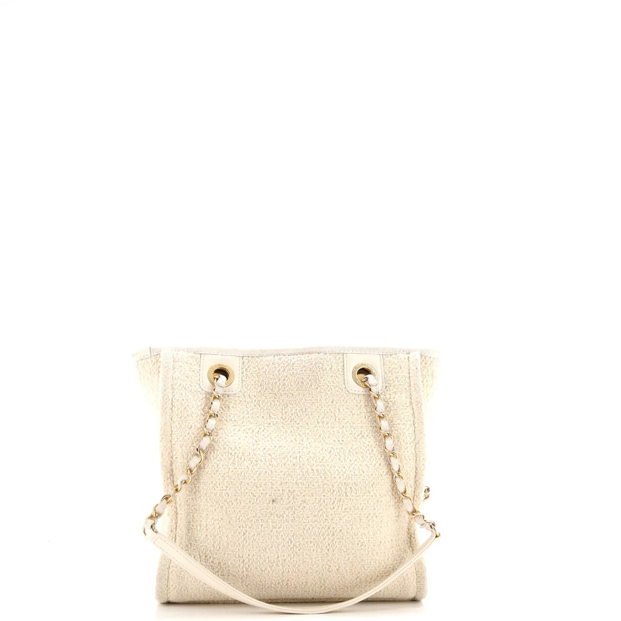 North South Deauville Tote Boucle Small - Deep Luxury