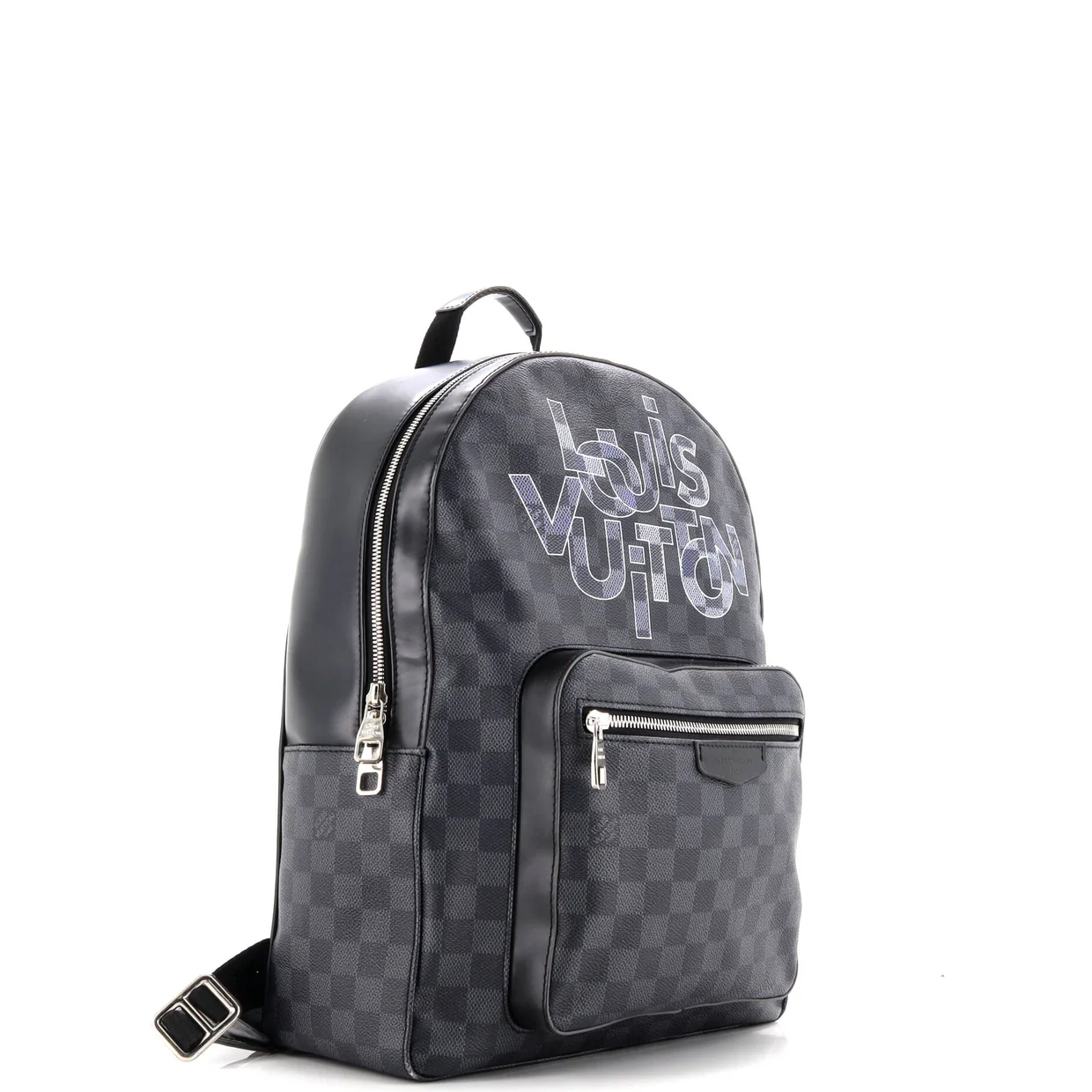 Josh Backpack Limited Edition Interlinked Logo Damier Graphite - Deep Luxury