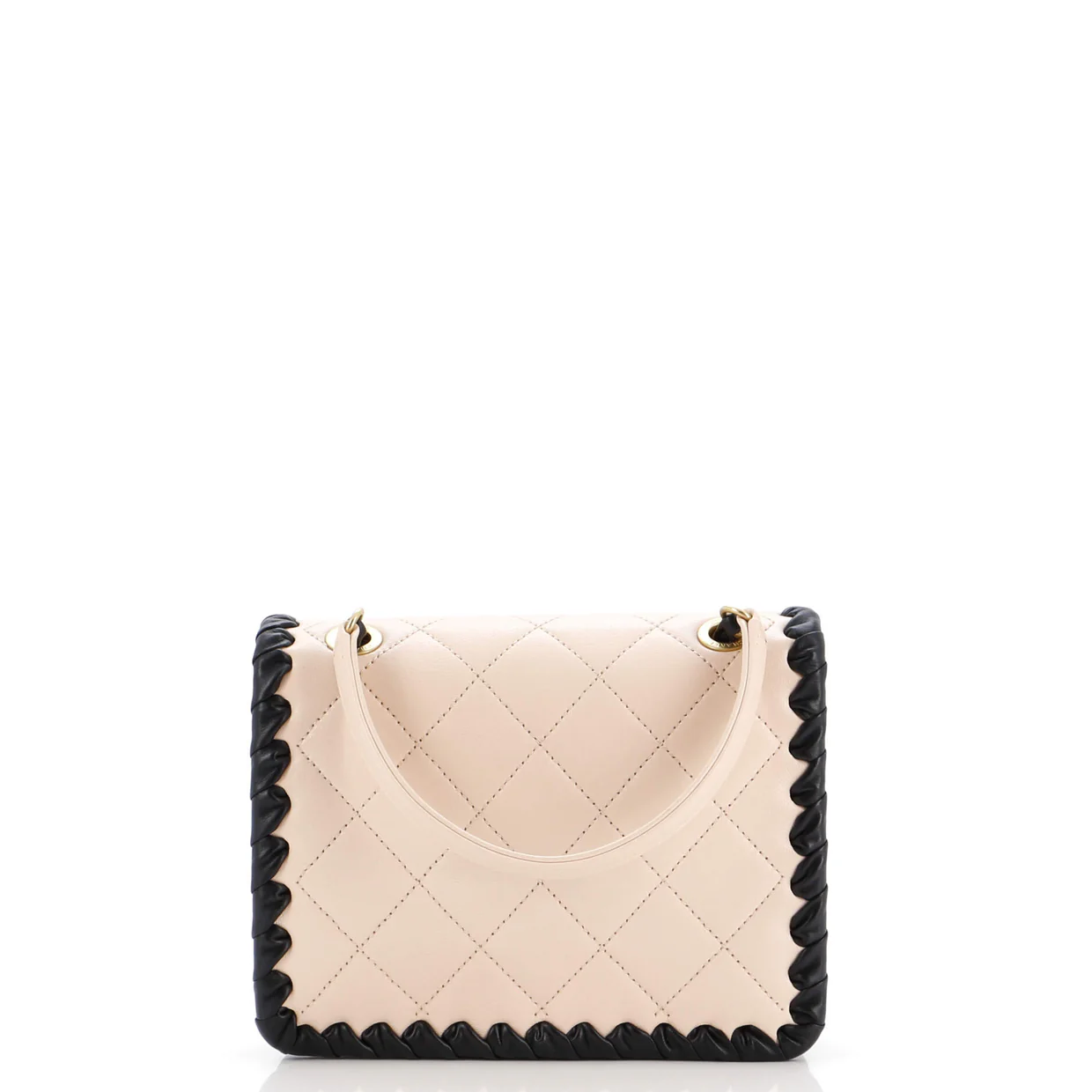 My Own Frame Flap Bag Braided Quilted Calfskin Mini - Deep Luxury