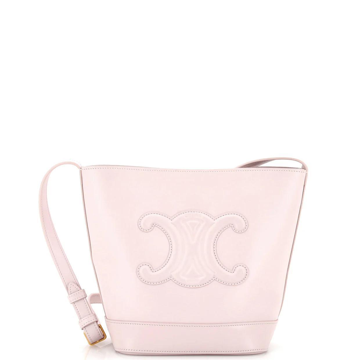 Cuir Triomphe Bucket Bag Leather Small - Deep Luxury