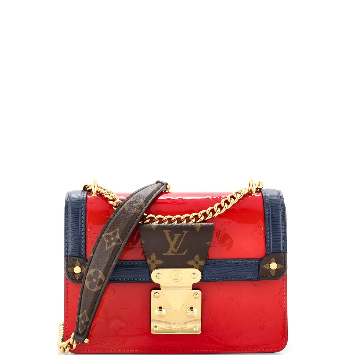 Wynwood Handbag Monogram Vernis with Monogram Canvas and Epi Leather - Deep Luxury