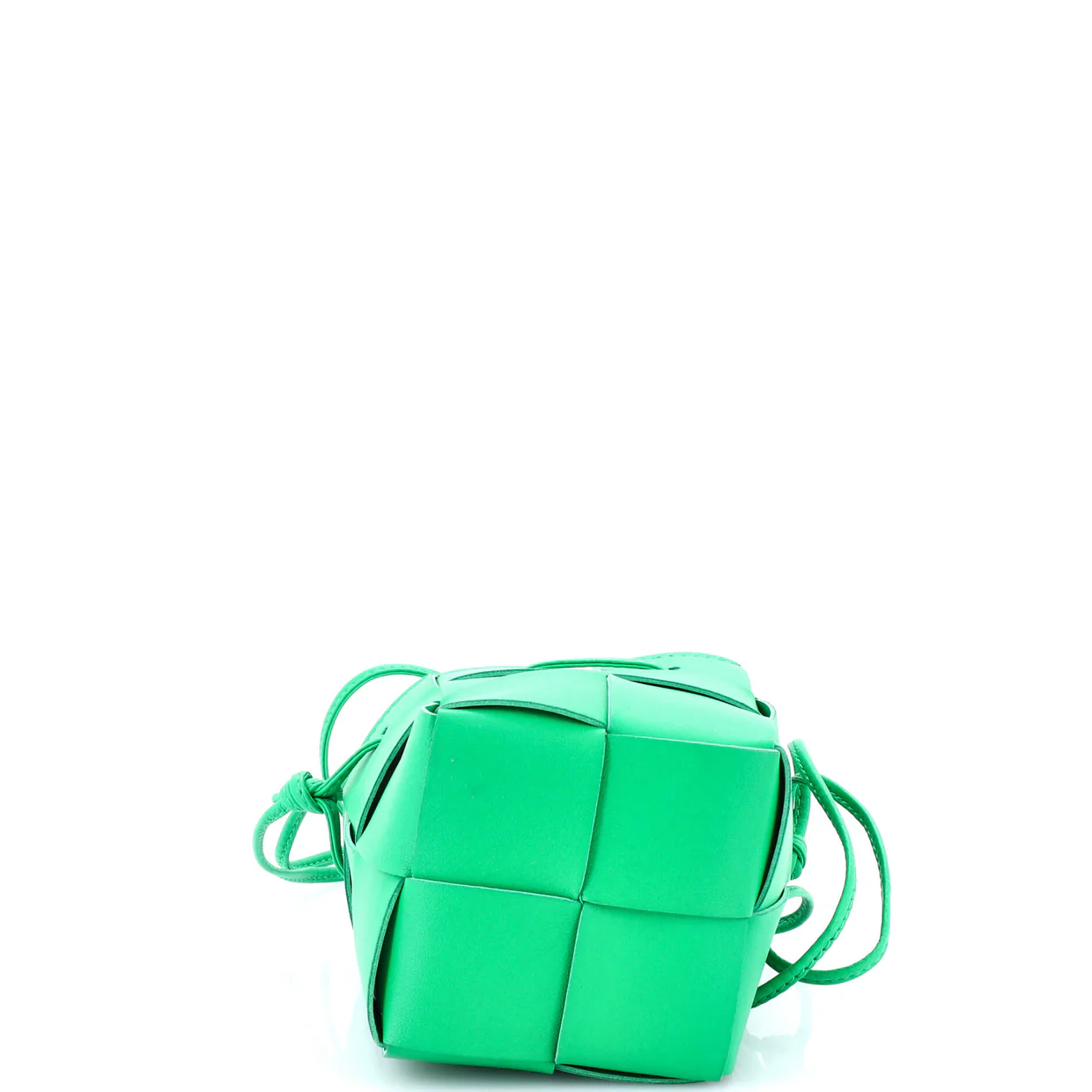 Cassette Bucket Bag Maxi Intrecciato Leather Mini - Deep Luxury