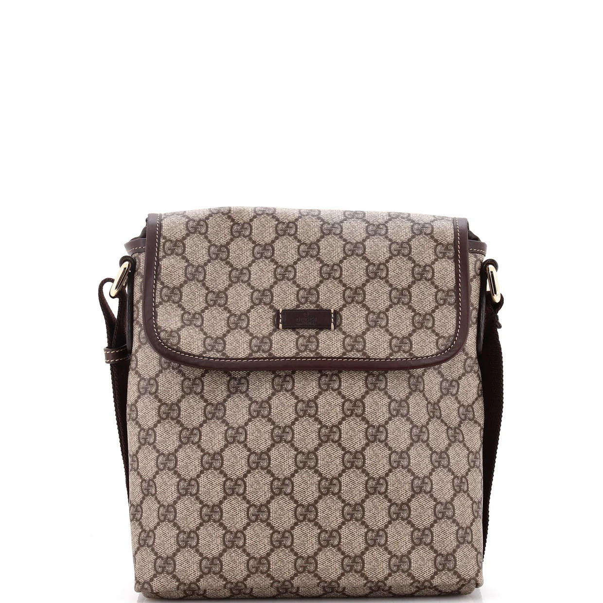 Flap Messenger GG Coated Canvas Small - Deep Luxury