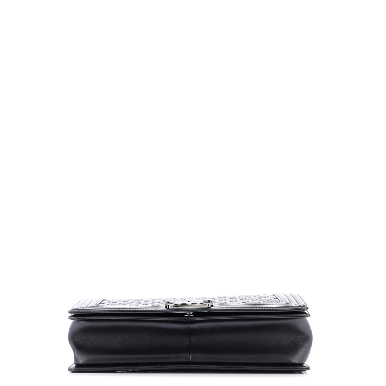 Boy Flap Bag Quilted Patent New Medium - Deep Luxury