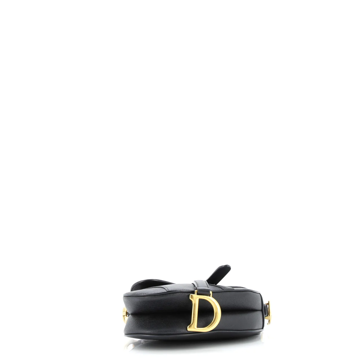 Saddle Handbag Leather Mini - Deep Luxury